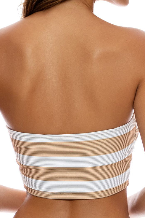 Luli Fama Golden Hour Cropped Tube Top